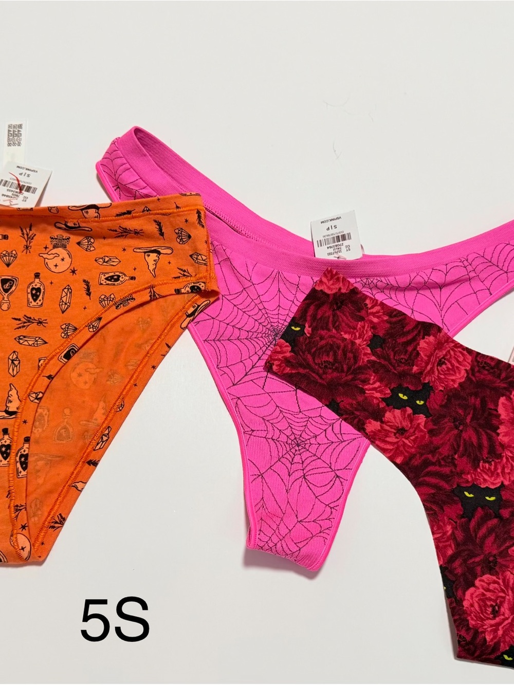 Pink Halloween Themed Panties - 3 pack